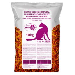 Hrana uscata pisici, Every day Cat, cu peste, 10 kg