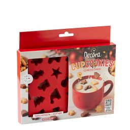 Decupatoare Plastic Craciun - Mini Fursecuri 1.8 - 3 x 2.8 x H 1.2 cm