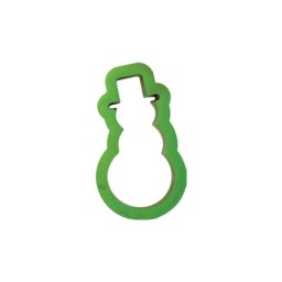 Decupatoare Plastic Craciun - Om de Zapada, O 8.5 x H 2 cm