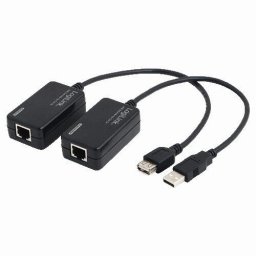 Cablu extensie USB M/F - RJ45 pana la 60m, Logilink