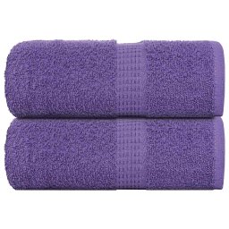 Prosoape de sapun 2 buc Violet 30x30 cm 360 g/m² 100% bumbac GartenMobel Dekor