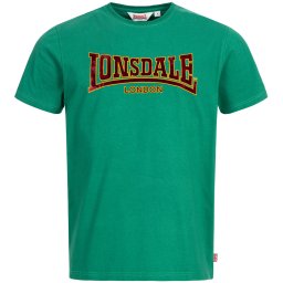 LONSDALE Tricou galben / verde / roşu închis
