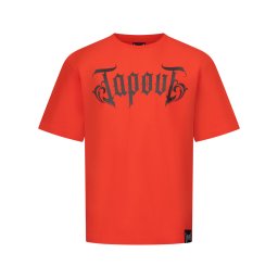 Tapout Tricou 'Simply Believe' gri metalic / roșu