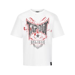 Tapout Tricou 'Doylen' roșu / negru / alb