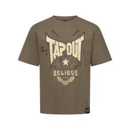 Tapout Tricou 'Doylen' nisipiu / ombră / negru
