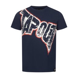 Tapout Tricou 'Bernardino' bleumarin / sângeriu / alb