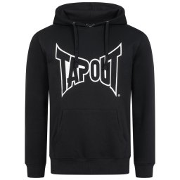 Tapout Bluză de molton negru / alb