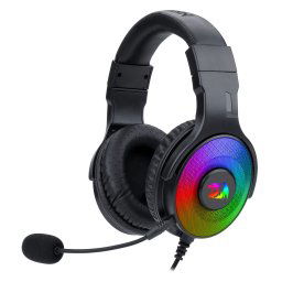 Casti gaming Redragon Pandora, 7.1 Surround, iluminare RGB, USB, Negru