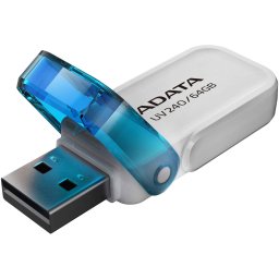 Memorie USB Adata UV240, 64GB, USB 2.0, alb