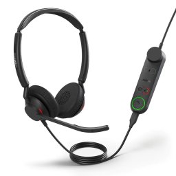Casti stereo cu controller Engage 50 II UC, Jabra, USB, Negru (5099-299-2219)