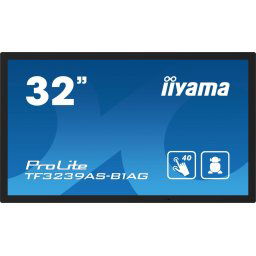 Monitor Smart / Ecran inteligent LED Iiyama 32" TF3239AS-B1AG, Android, Ultra HD (3840 x 2160), HDMI, DisplayPort, Boxe, Negru
