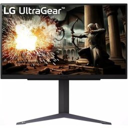 Monitor Gaming IPS LED LG 27" 27GS75Q-B, QHD (2560 x 1440), HDMI, DisplayPort, Pivot, 180 Hz, 1 ms, Negru