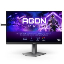 Monitor Gaming Ultra-Fast TN eSports LED AOC 24.1" AG246FK, Full HD (1920 x 1080), HDMI, DisplayPort, Pivot, 540 Hz, 0.5 ms, Gri