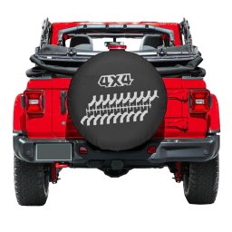 Husa roata de rezerva din ""imitatie piele"" neagra, pentru autovehicule de teren, marime 16