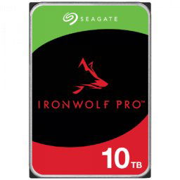 HDD NAS SEAGATE IronWolf Pro 10TB CMR 35- 256MB- SATA 6Gbps- 7200RPM- RV Sensors- Rescue Data Recovery Services 3 ani- TBW: 550T