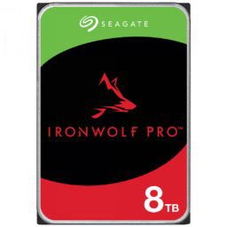 HDD NAS SEAGATE IronWolf Pro 8TB CMR 35- 256MB- SATA 6Gbps- 7200RPM- RV Sensors- Rescue Data Recovery Services 3 ani- TBW: 550TB