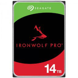 HDD NAS SEAGATE IronWolf Pro 14TB CMR 35- 256MB- SATA 6Gbps- 7200RPM- RV Sensors- Rescue Data Recovery Services 3 ani- TBW: 550T