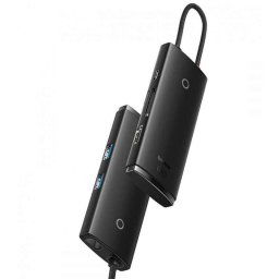 DOCKING Station Baseus Lite- conectare PC USB Type-C- USB 30 x 2- USB Type C x 1 PD- HDMI x 1/4K/30Hz- card reader SD/microSD- n