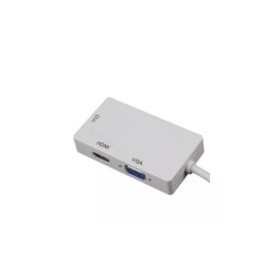 Adaptor HUB 3 in 1 DisplayPort la HDMI + VGA + DVI 22 cm