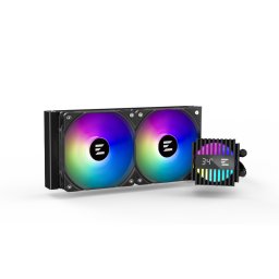 COOLER Zalman ALPHA2 A24- skt Intel si AMD- racire cu lichid- 2 x 120mm- 600 - 2000 RPM- iluminare RGB ALPHA2 A24 Blacktimbru ve