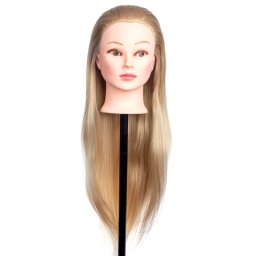 Cap de practica manechin, Lila Rossa, lung, sintetic, 80 cm, blond 4a1