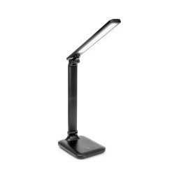 Lampă de masă LED tactilă reglabilă cu port USB REMUS LED/5W/230V, neagră