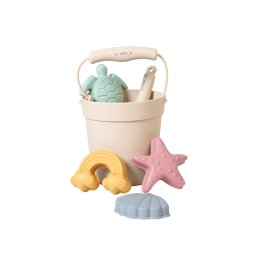 Set jucarii pentru plaja si nisip din silicon, play fun , neutru