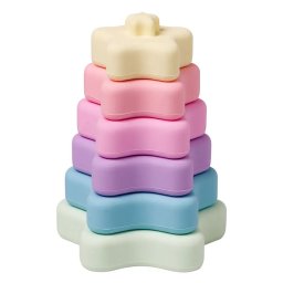 Saro rainbow stackable teethers