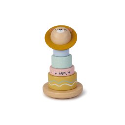Jucarie din lemn fsc pentru stivuire, saro baby
