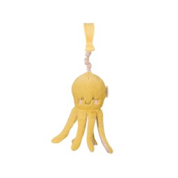 Jucarie zornaitoare din plus, agatatoare, design ocean life, caracatita, mustard