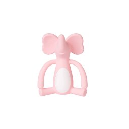 Jucarie senzoriala pentru dentitie din silicon, sweet fun rose