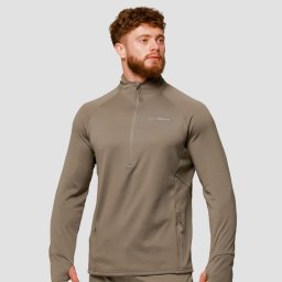 GymBeam Hanorac de alergare 1/2 Zip Pulse Vetiver S