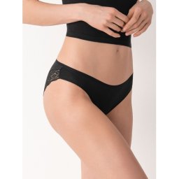 Set 2 perechi chiloti clasici cu dantela si talie joasa Cotonella GD287 0002