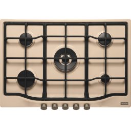 Plita incorporabila Franke Country FCH 755 4G TC OA C Avena 106.0696.853, 5 arzatoare gaz, 75 cm, Gratare fonta, Avena