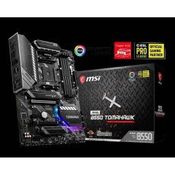 PLACA de BAZA MSI MAG B550 TOMAHAWK- skt AM4- ATX- AMD B550- 4 x DDR4- max 128 GB- 6 x SATA- 2 x M2- 71- MAG B550 TOMAHAWK