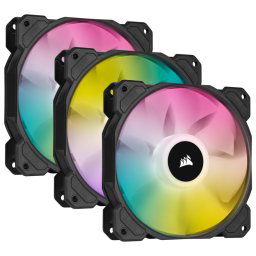 VENTILATOR Corsair- pt carcasa PC- 120 mm- 1500 rpm- LED RGB- 3 ventilatoare- CO-9050109-WW