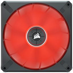 VENTILATOR Corsair- pt carcasa PC- 140 mm- 1600 rpm- LED rosu- 1 ventilator- CO-9050123-WW