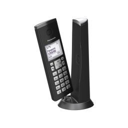 Telefon DECT- alb- 15 LCD- 40 Polyphonic Ringer Melodies- Nuisance Call BlockUp to 30 entries)- Do Not Disturb Mode- KX-TGK210F