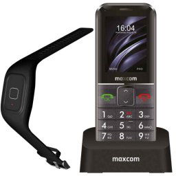 Telefon cu butoane- Maxcom- MM735 ecran 22 inch- rez camera 2 Mpix- 2G- OEM- acumulator 1400 mAh- negru- MM735 Blacktimbru ver