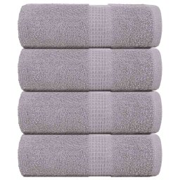 Prosoape pentru oaspeti 4 buc Gri 30x50 cm 360 g/m² 100% bumbac GartenMobel Dekor