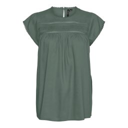 VERO MODA Bluză 'Debbie' verde închis