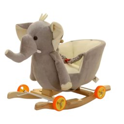 Elefantul gri Din Plus Balansoar Si Cu Roti