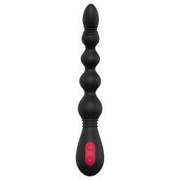 Cheeky Love - vibrator anal cu bile, reîncărcabil (negru)