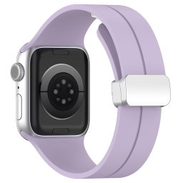 Curea pentru Apple Watch 1/2/3/4/5/6/7/8/SE/SE 2/Ultra (42/44/45/49mm) - Techsuit Watchband (W011) - Purple