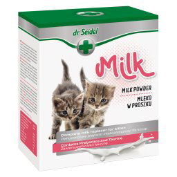 Lapte praf pentru pisici, Dr. Seidel, 200 g