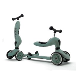 Trotineta copii transformabila 2 in 1 Scoot and Ride HighwayKick 1 Forest