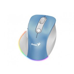 Mouse wireless/bluetooth Ergo 9000S Albastru, Genius