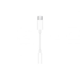 Adaptor audio USB type C la jack stereo 3.5mm T-M 0.1m Alb, Apple mw2q3zm/a