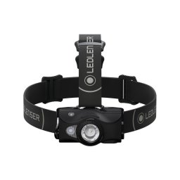 Lanterna de cap LEDLENSER MH8 Neagra Reincarcabila 600lm raza luminoasa 200m (accepta si 2 x Baterii AA)