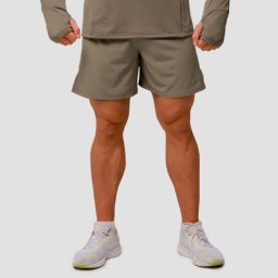 GymBeam Pantaloni scurți de alergare 2in1 Pulse Vetiver XXL